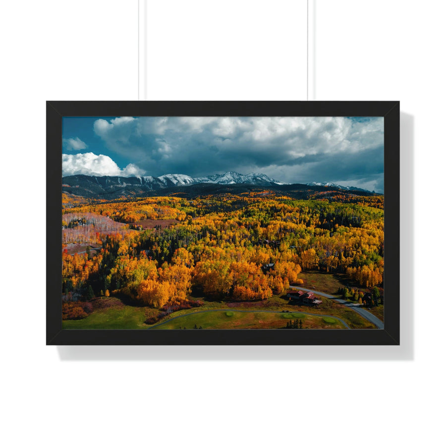 Golds of Autumn - Framed Print - Visiting This World