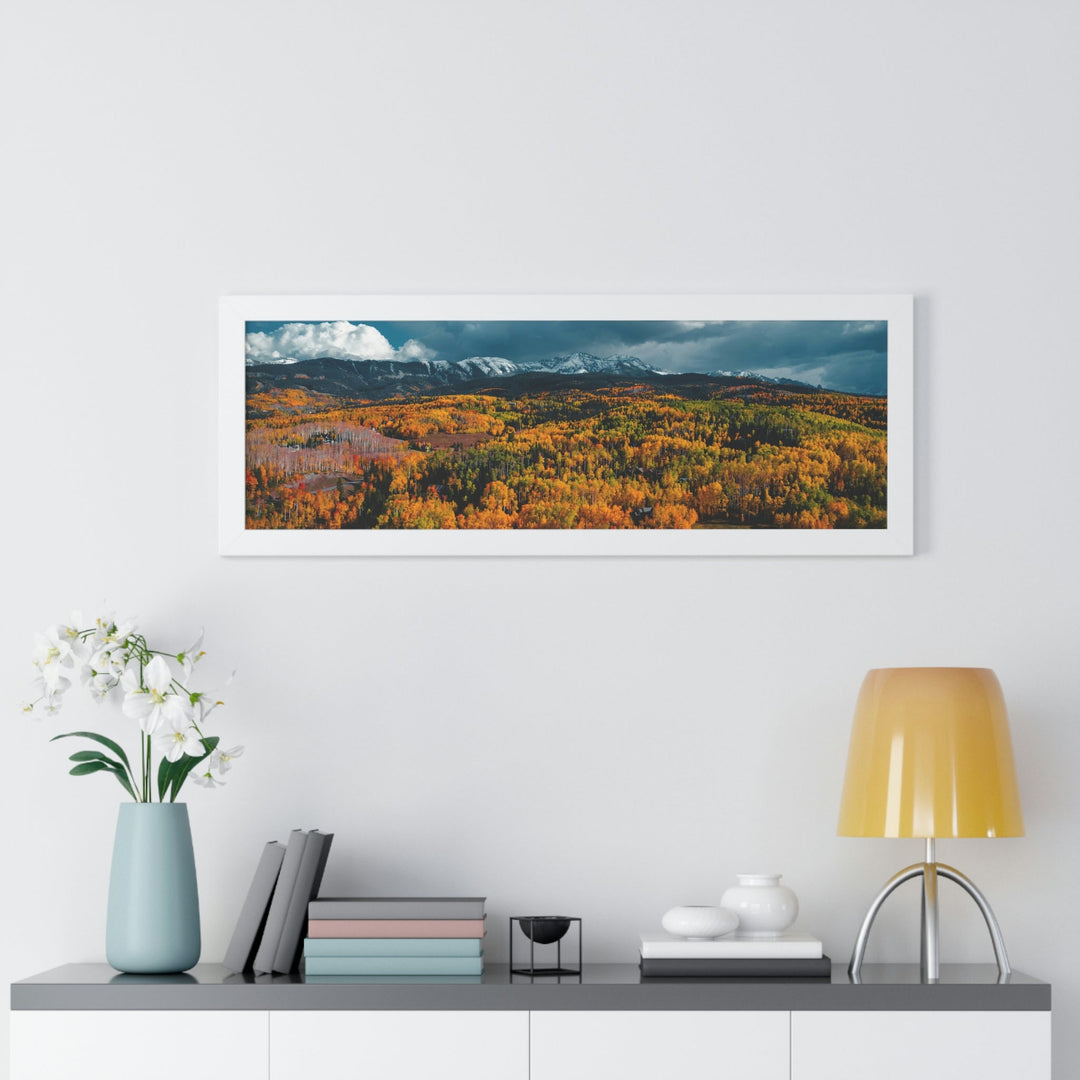 Golds of Autumn - Framed Print - Visiting This World