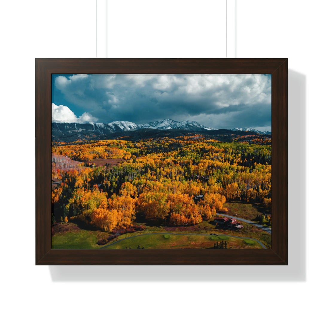 Golds of Autumn - Framed Print - Visiting This World