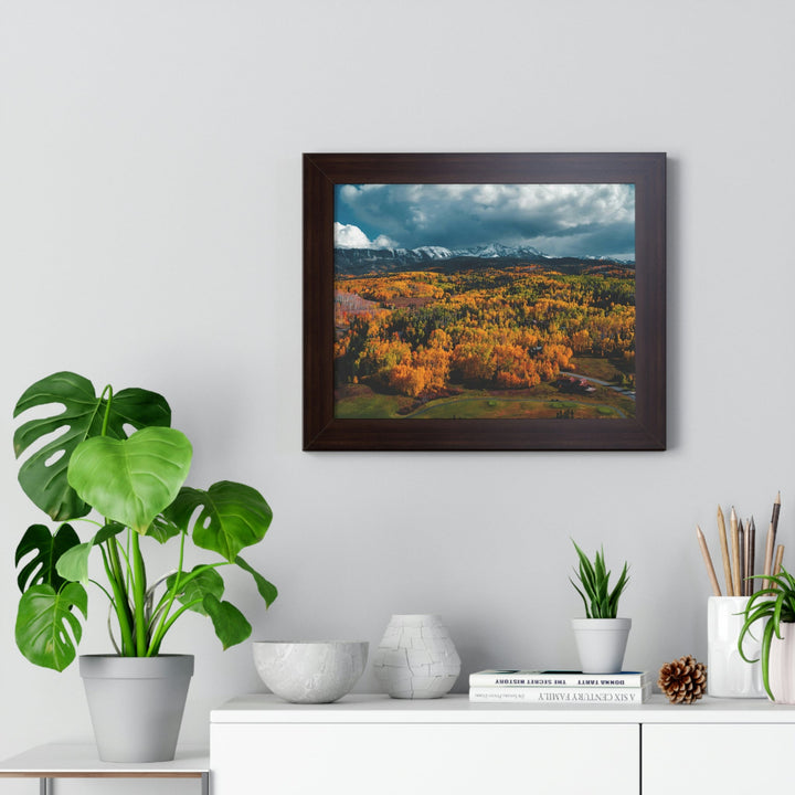 Golds of Autumn - Framed Print - Visiting This World