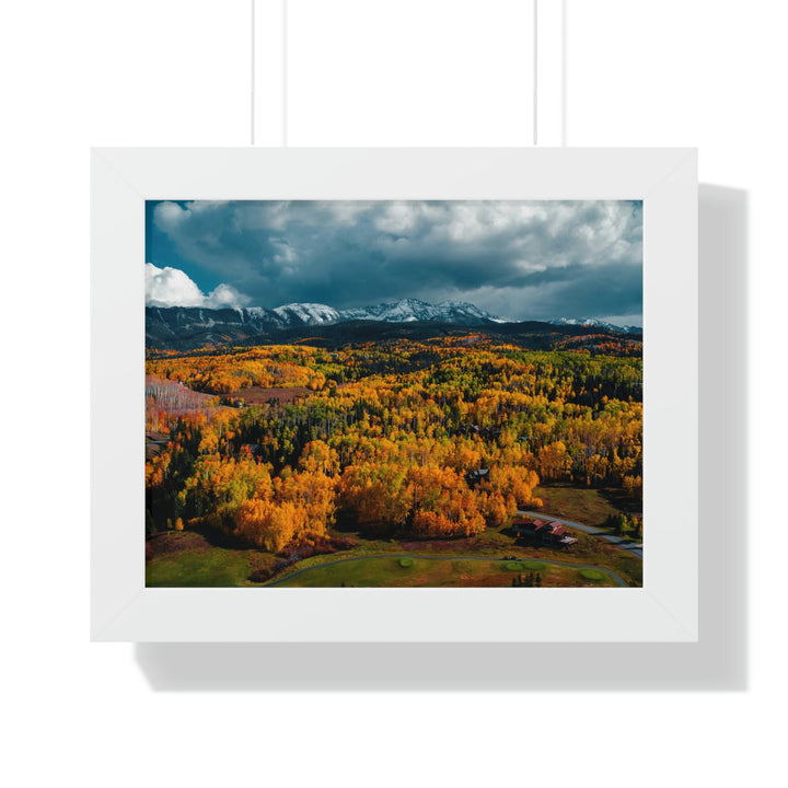 Golds of Autumn - Framed Print - Visiting This World