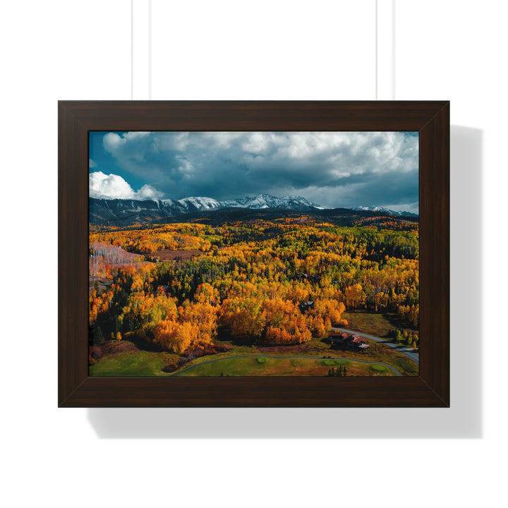 Golds of Autumn - Framed Print - Visiting This World