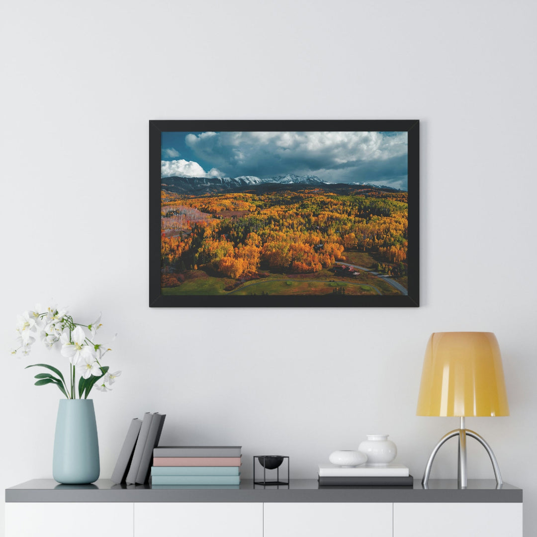 Golds of Autumn - Framed Print - Visiting This World