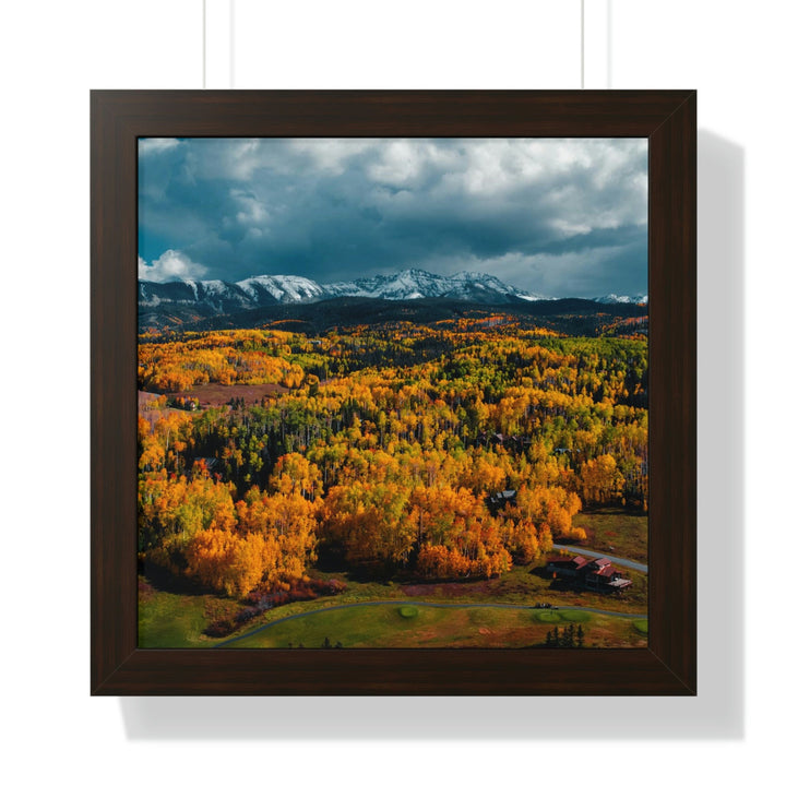 Golds of Autumn - Framed Print - Visiting This World