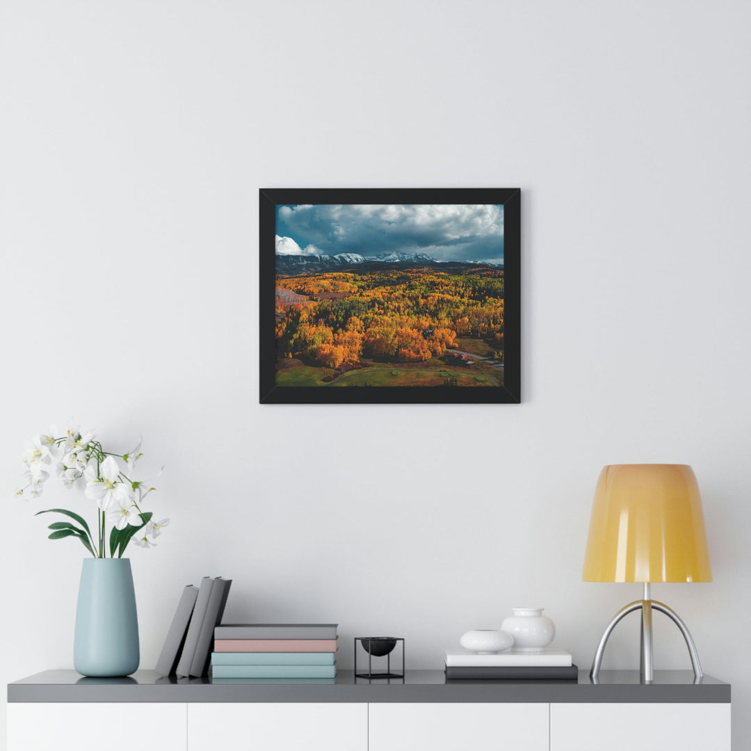 Golds of Autumn - Framed Print - Visiting This World