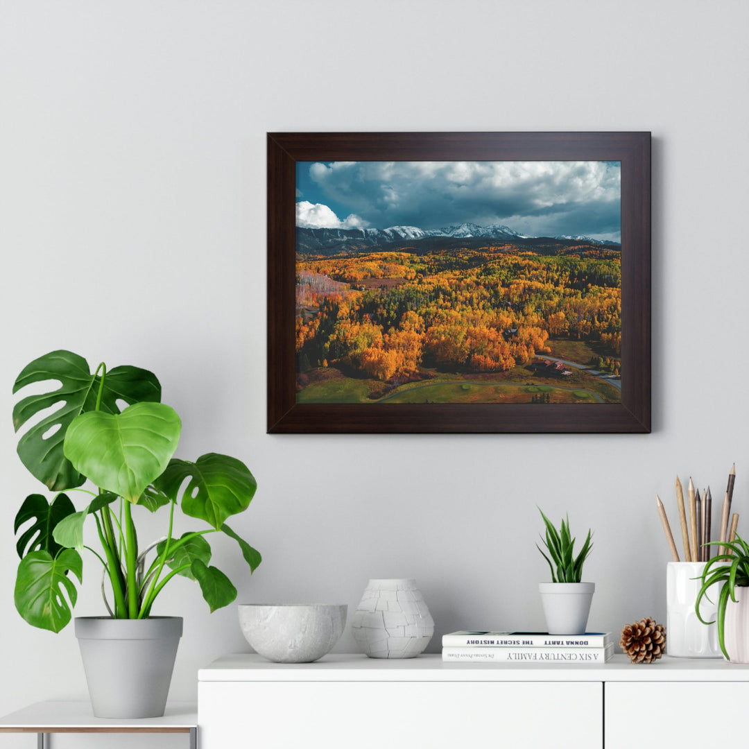 Golds of Autumn - Framed Print - Visiting This World