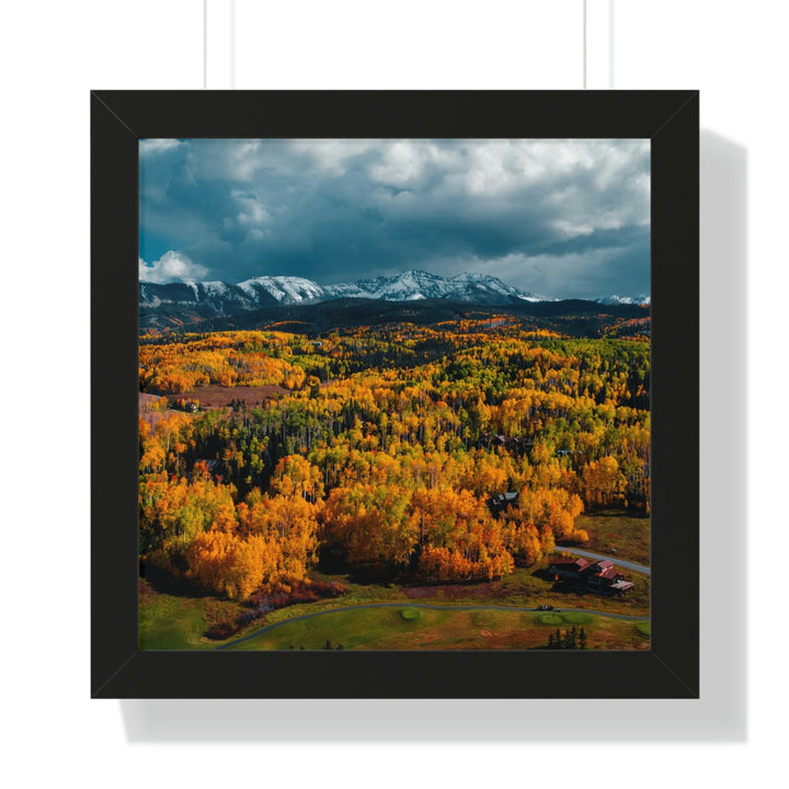 Golds of Autumn - Framed Print - Visiting This World