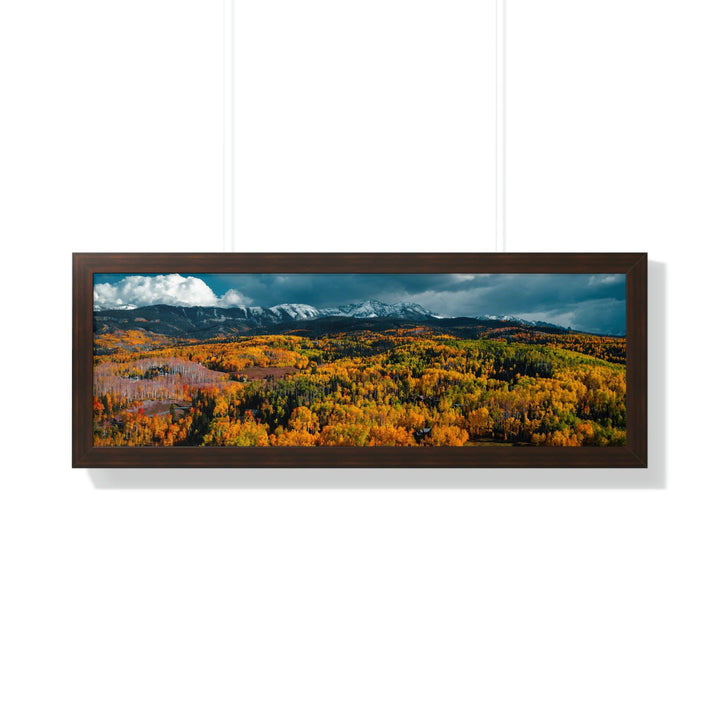 Golds of Autumn - Framed Print - Visiting This World