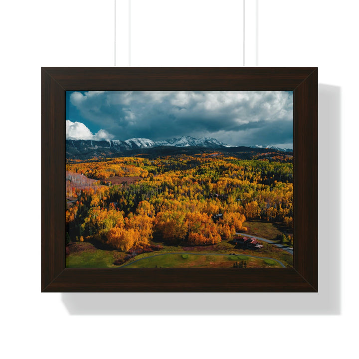 Golds of Autumn - Framed Print - Visiting This World