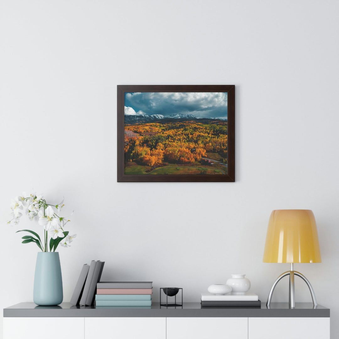 Golds of Autumn - Framed Print - Visiting This World