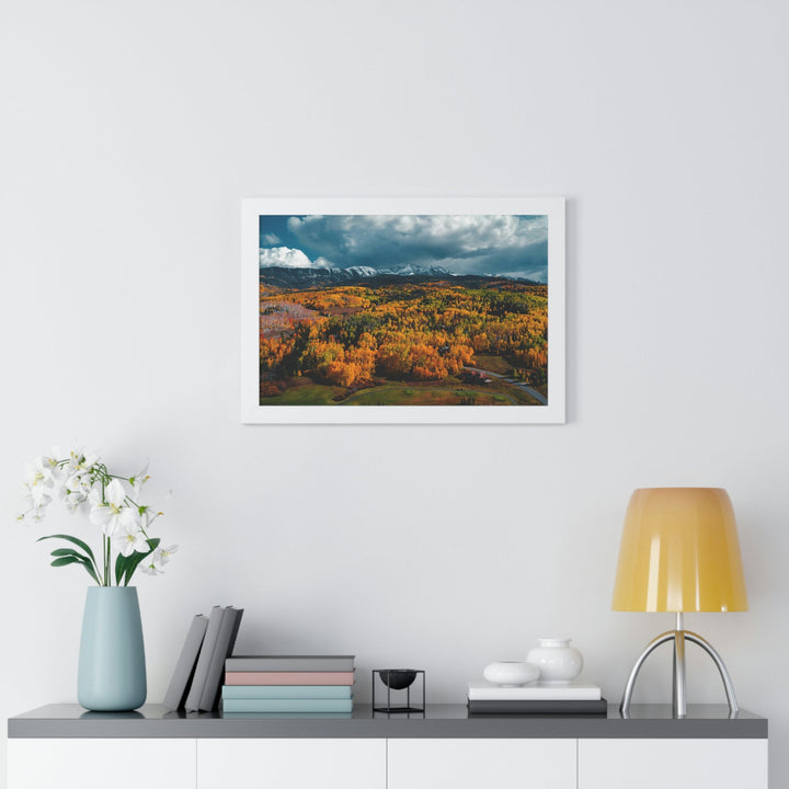 Golds of Autumn - Framed Print - Visiting This World