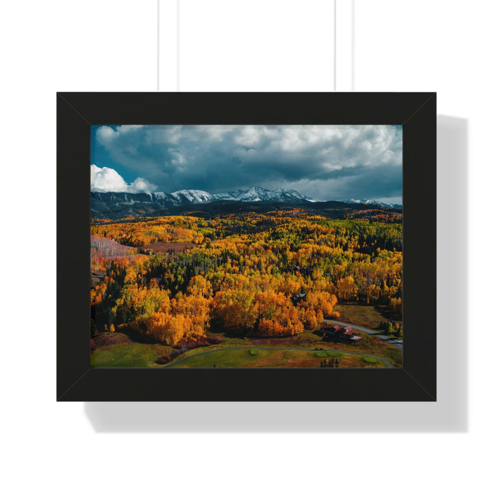 Golds of Autumn - Framed Print - Visiting This World