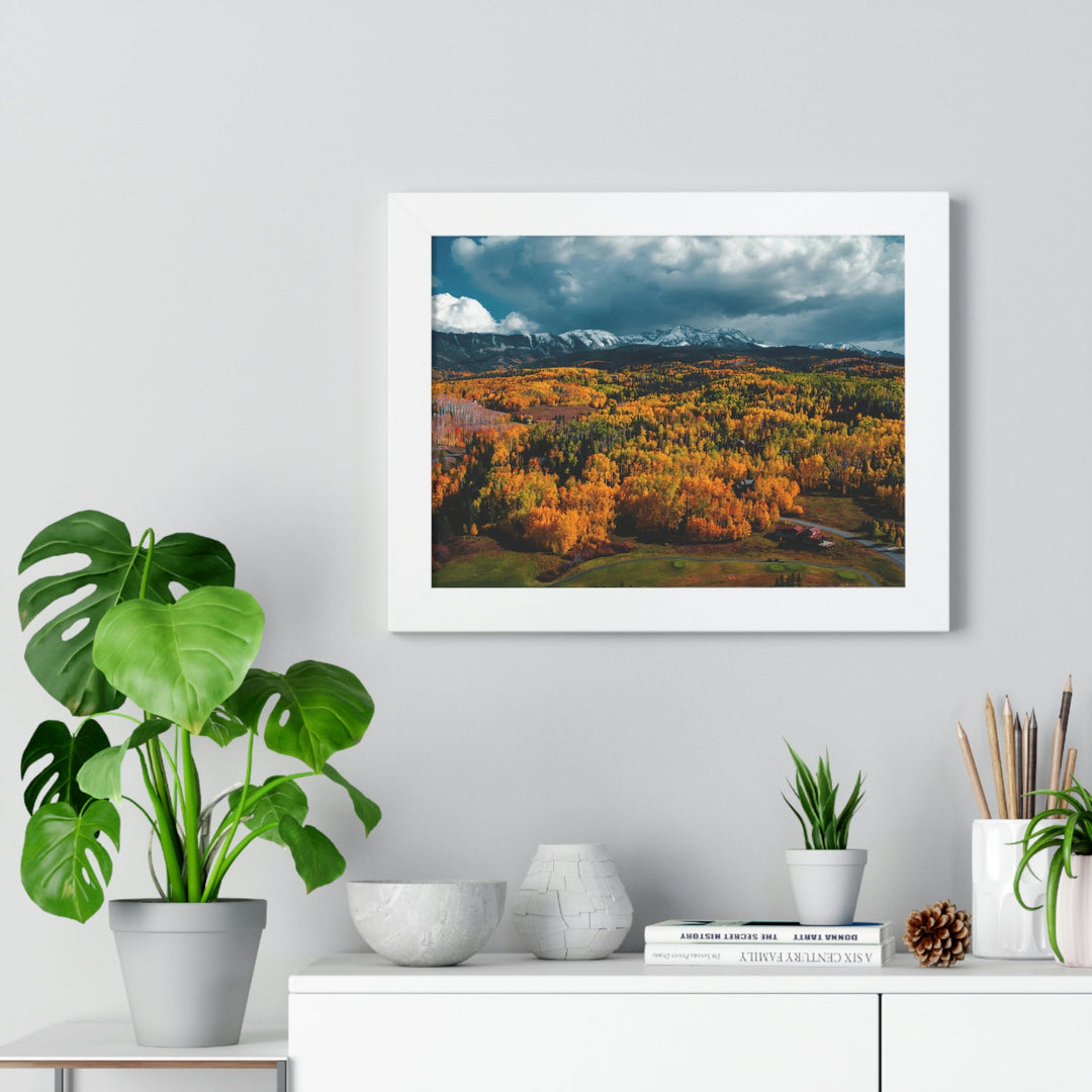 Golds of Autumn - Framed Print - Visiting This World