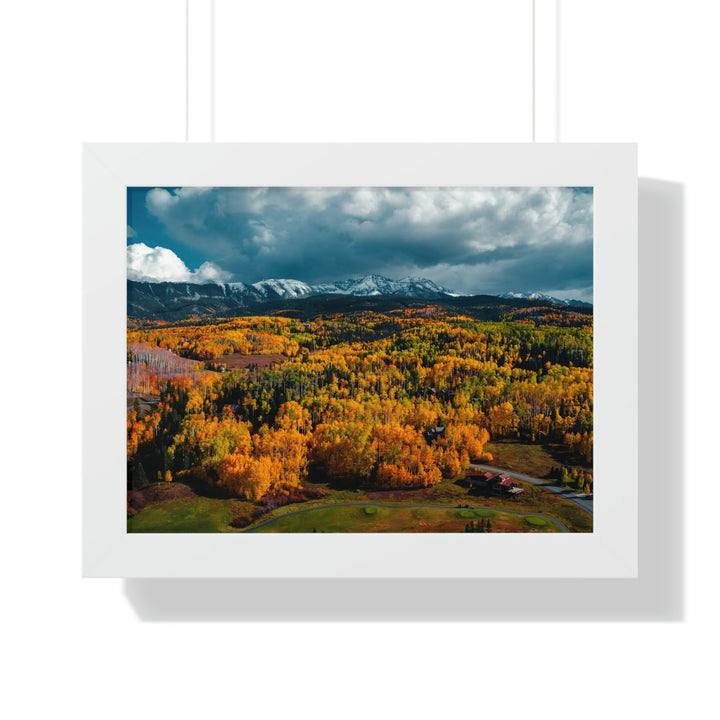 Golds of Autumn - Framed Print - Visiting This World