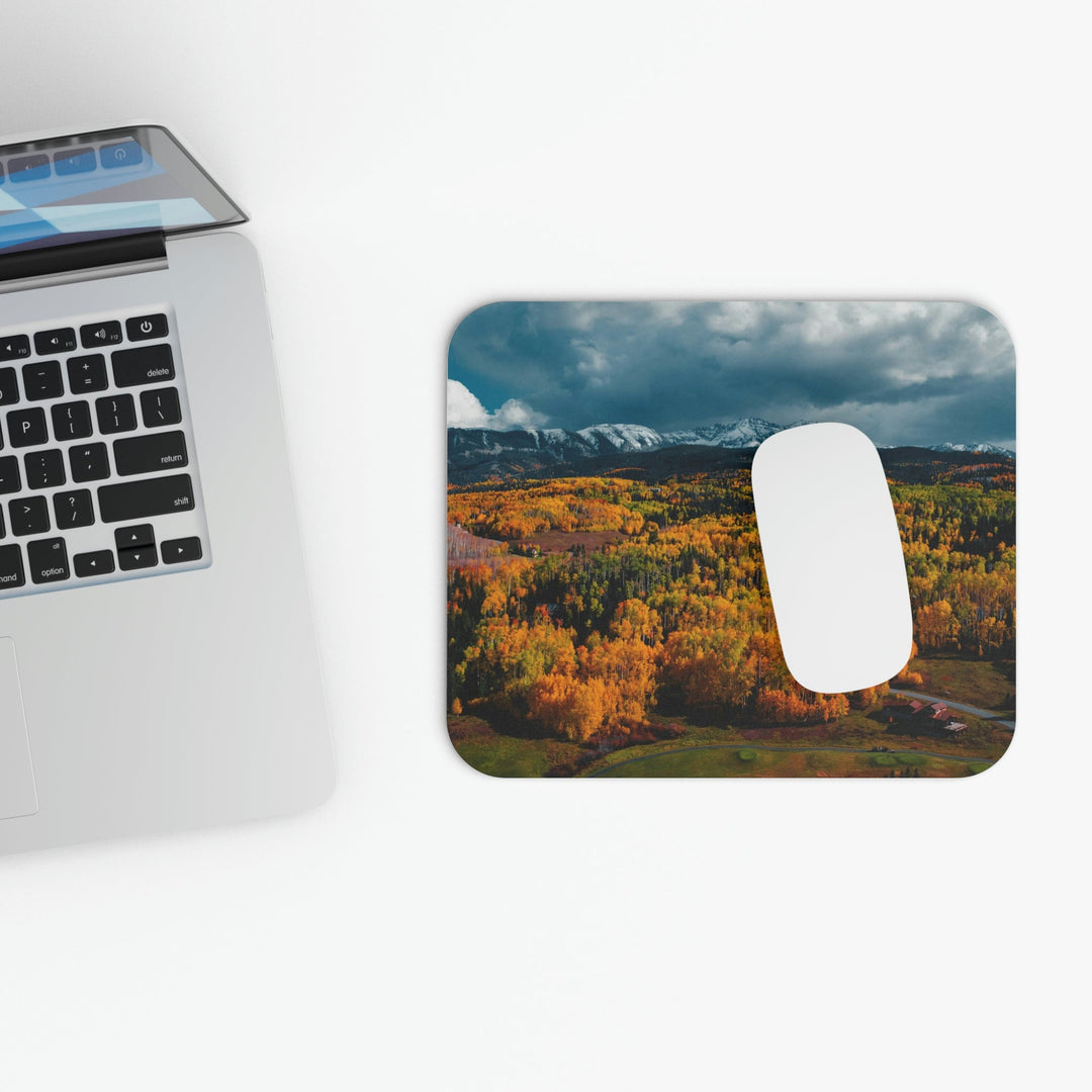 Golds of Autumn - Mouse Pad (Rectangle) - Visiting This World