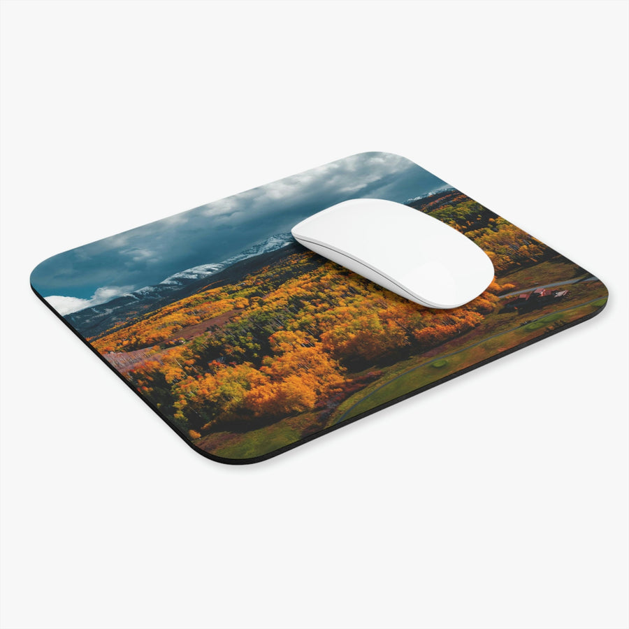 Golds of Autumn - Mouse Pad (Rectangle) - Visiting This World