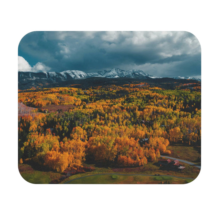 Golds of Autumn - Mouse Pad (Rectangle) - Visiting This World