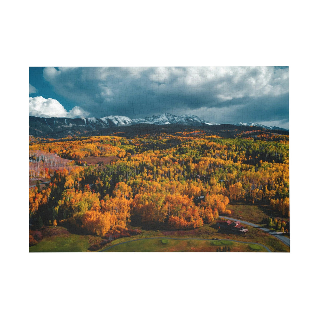 Golds of Autumn - Nature Puzzle (96, 252, 500, 1000-Piece) - Visiting This World