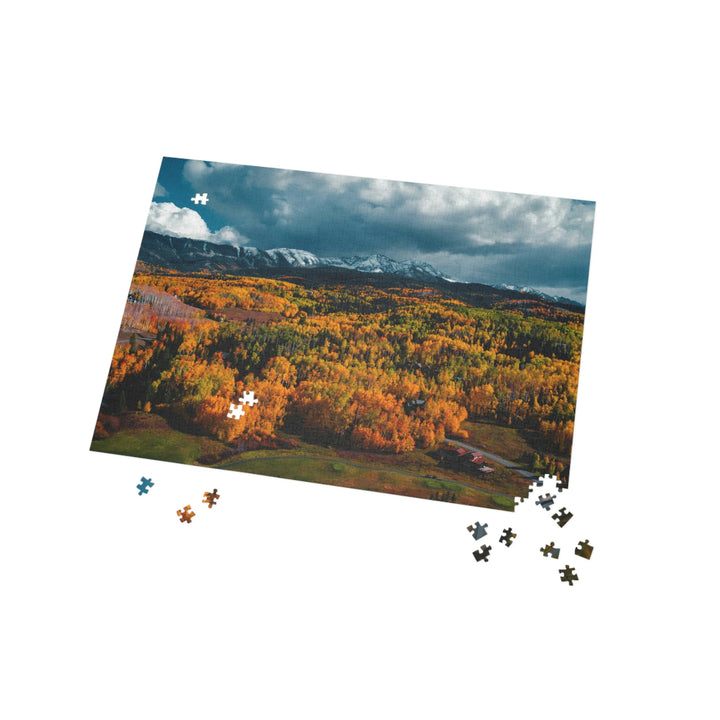 Golds of Autumn - Nature Puzzle (96, 252, 500, 1000-Piece) - Visiting This World