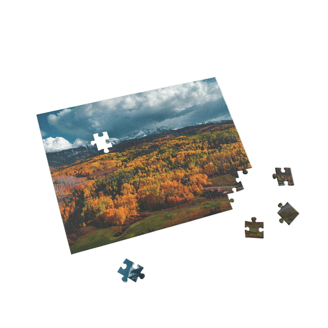 Golds of Autumn - Nature Puzzle (96, 252, 500, 1000-Piece) - Visiting This World