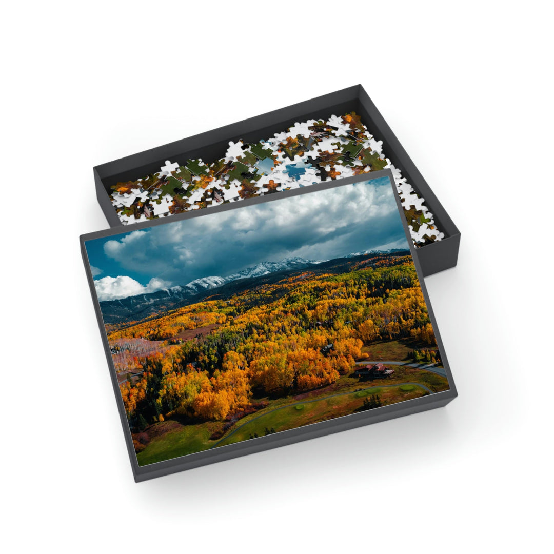 Golds of Autumn - Nature Puzzle (96, 252, 500, 1000-Piece) - Visiting This World