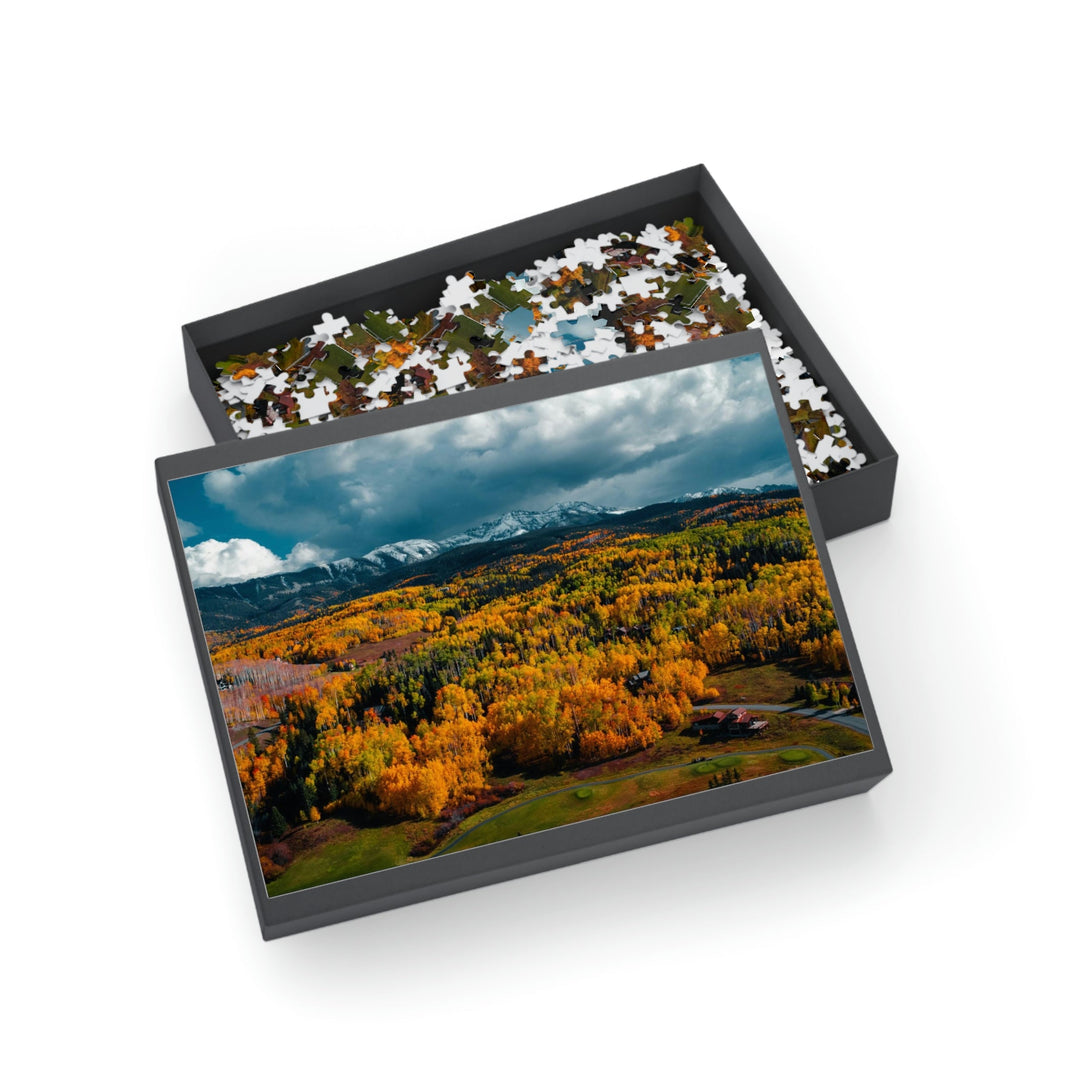 Golds of Autumn - Nature Puzzle (96, 252, 500, 1000-Piece) - Visiting This World