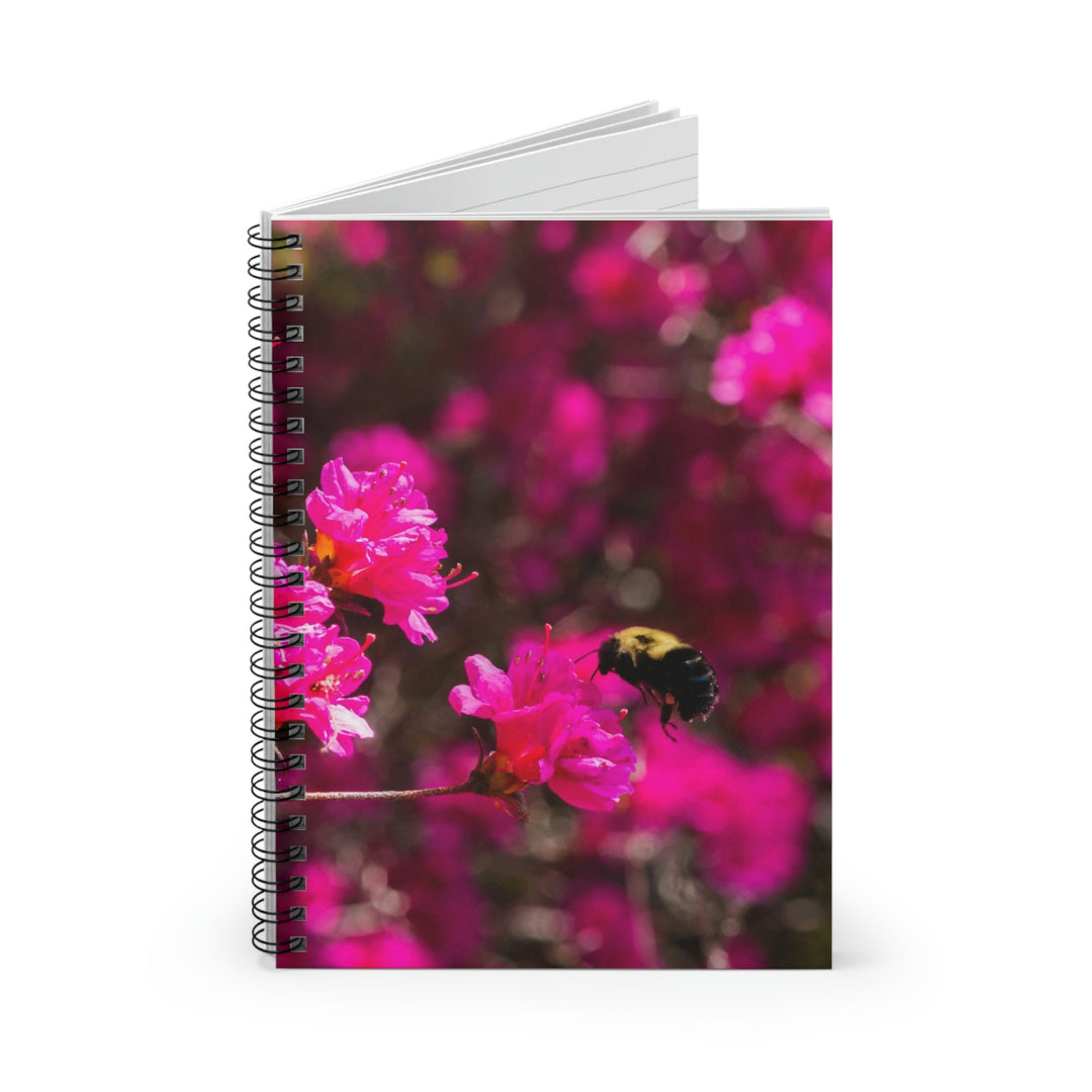 Hovering - Spiral Ruled Line Notebook - Visiting This World