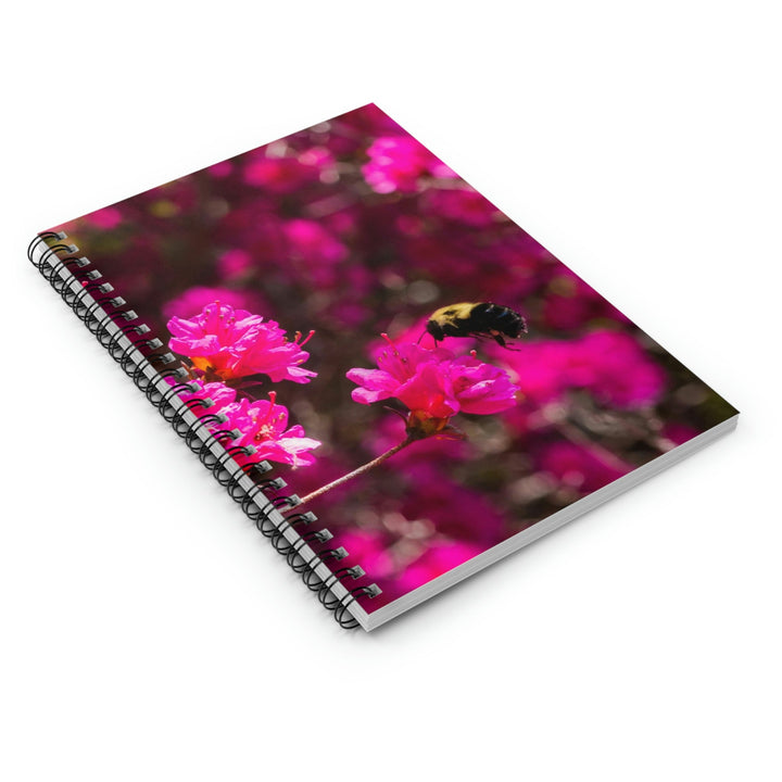 Hovering - Spiral Ruled Line Notebook - Visiting This World