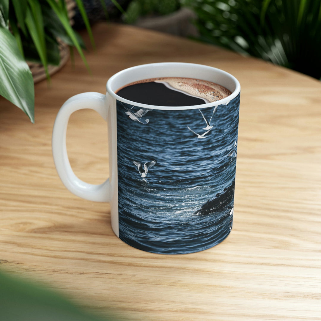 Humpback Hello - Ceramic Mug 11oz - Visiting This World