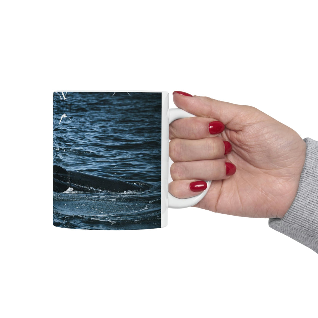 Humpback Hello - Ceramic Mug 11oz - Visiting This World