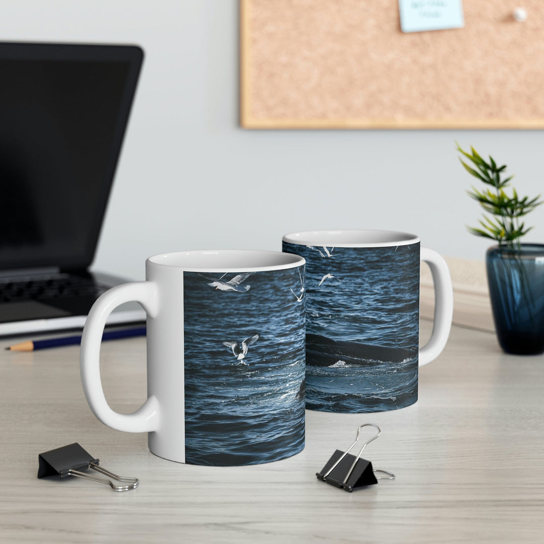 Humpback Hello - Ceramic Mug 11oz - Visiting This World