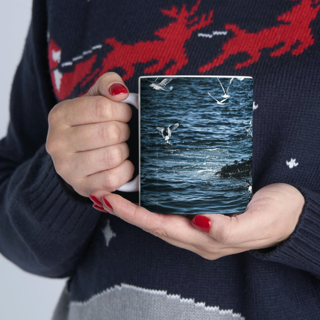 Humpback Hello - Ceramic Mug 11oz - Visiting This World