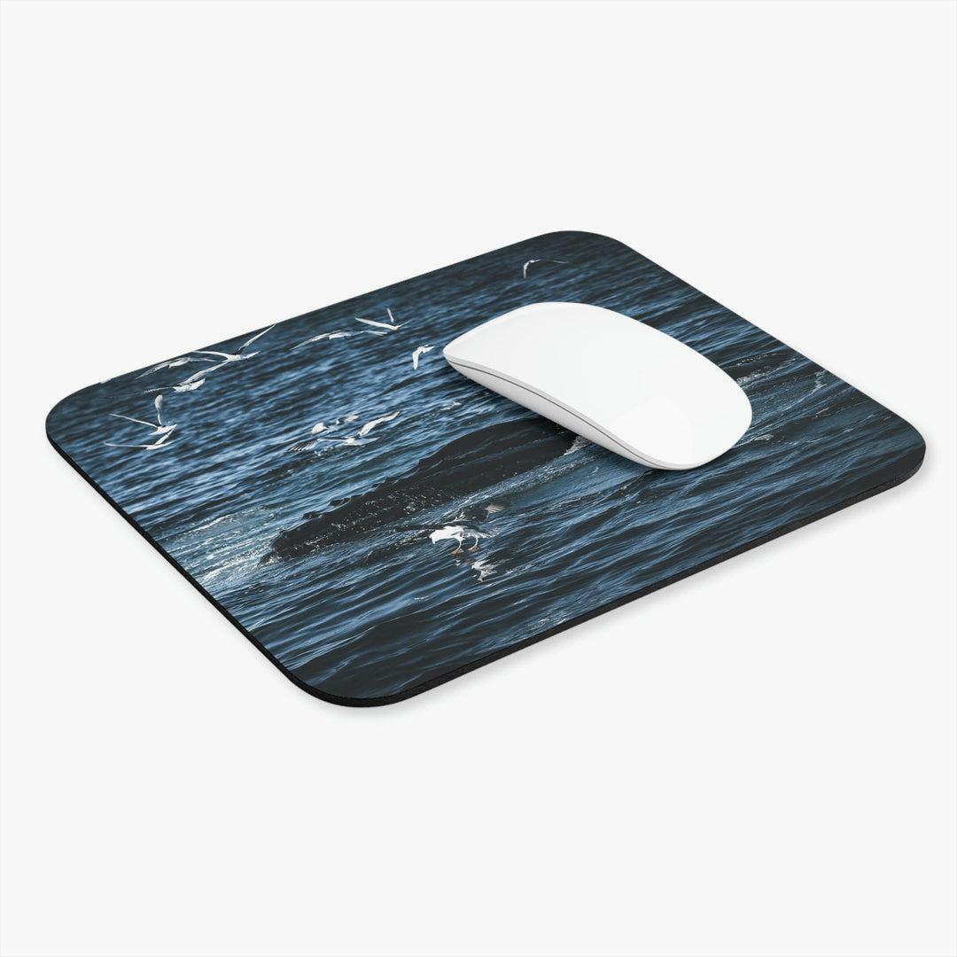 Humpback Hello - Mouse Pad (Rectangle) - Visiting This World