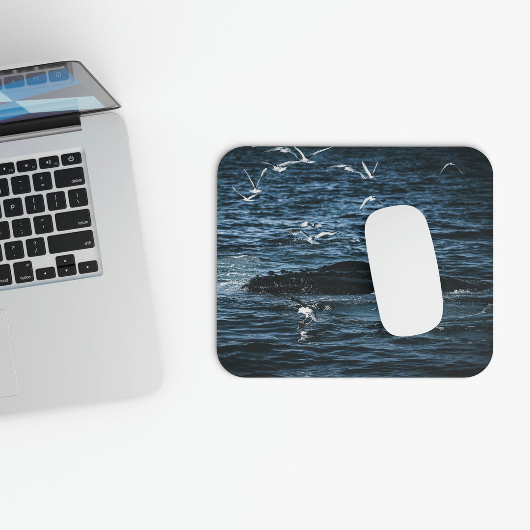 Humpback Hello - Mouse Pad (Rectangle) - Visiting This World