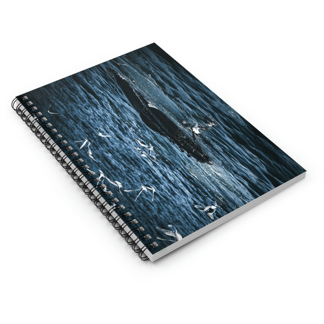 Humpback Hello - Spiral Ruled Line Notebook - Visiting This World