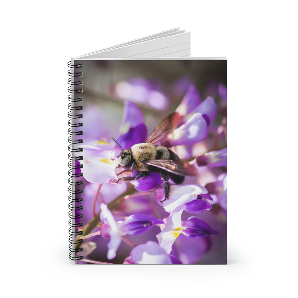 Hungry Visitor - Spiral Ruled Line Notebook - Visiting This World