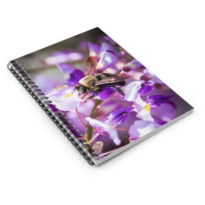 Hungry Visitor - Spiral Ruled Line Notebook - Visiting This World