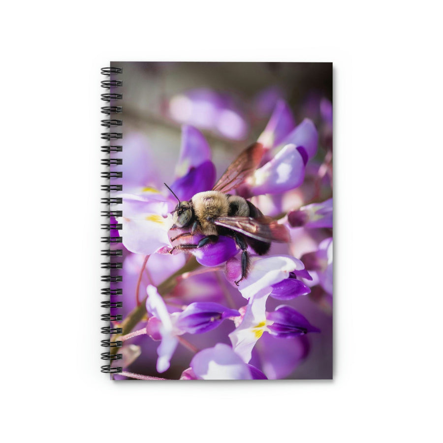 Hungry Visitor - Spiral Ruled Line Notebook - Visiting This World