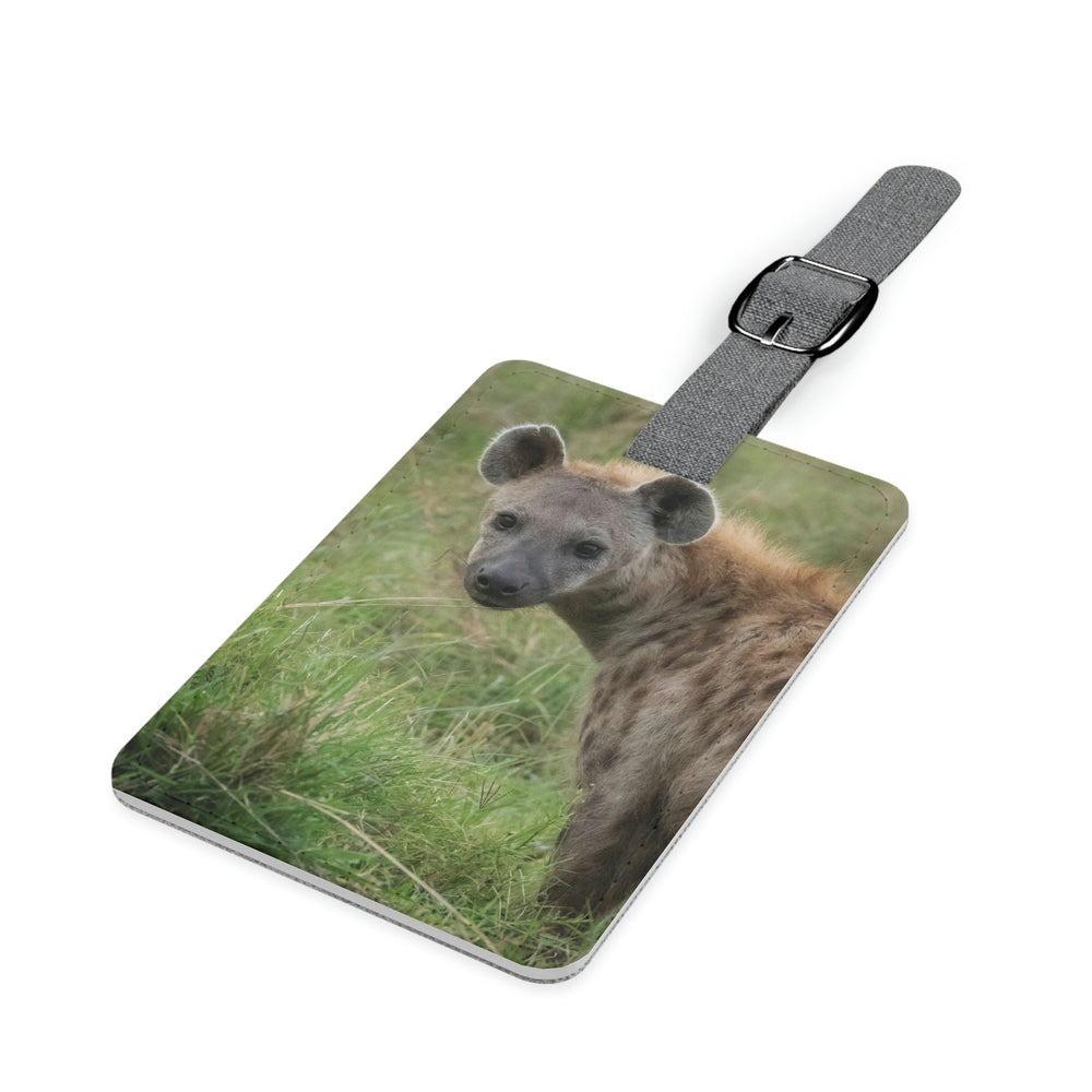 Hyena Stare - Luggage Tag - Visiting This World