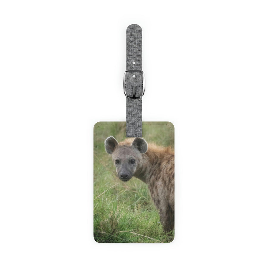 Hyena Stare - Luggage Tag - Visiting This World