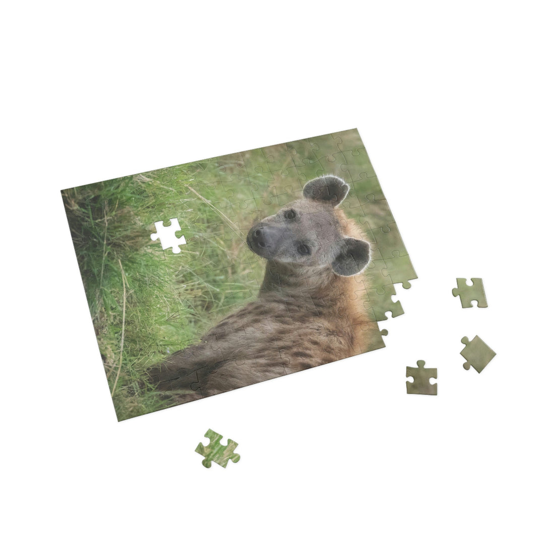 Hyena Stare - Nature Puzzle (96, 252, 500, 1000-Piece) - Visiting This World