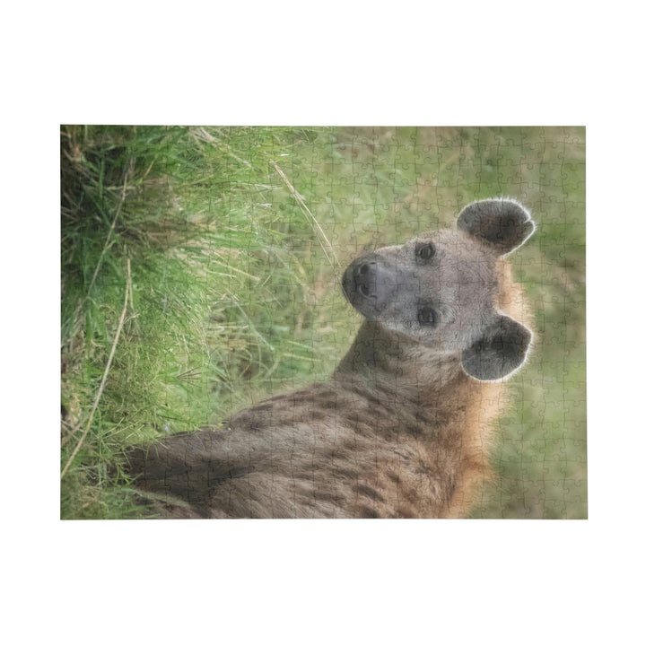 Hyena Stare - Nature Puzzle (96, 252, 500, 1000-Piece) - Visiting This World