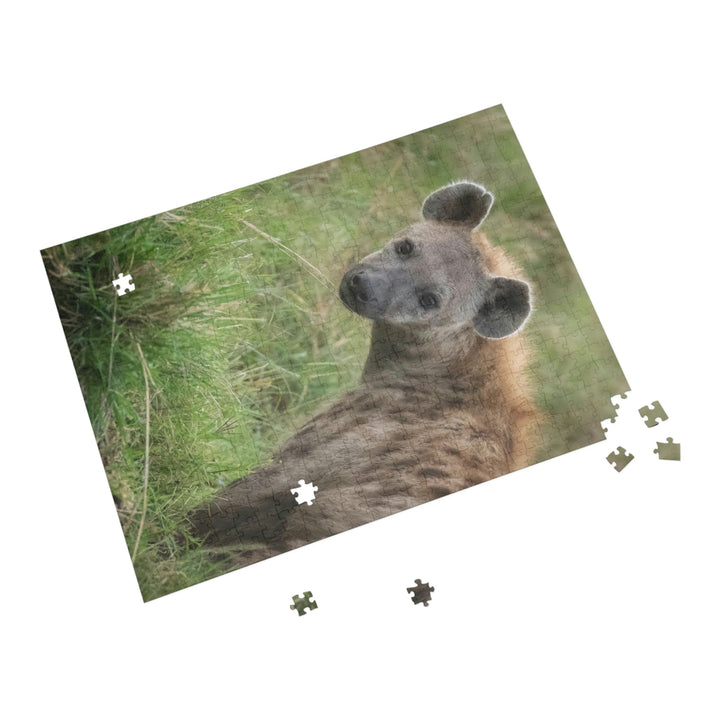 Hyena Stare - Nature Puzzle (96, 252, 500, 1000-Piece) - Visiting This World