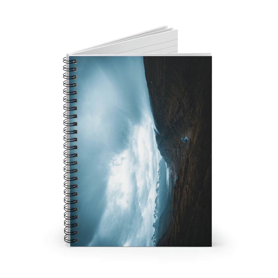 Icelandic Scene - Spiral Ruled Line Notebook - Visiting This World