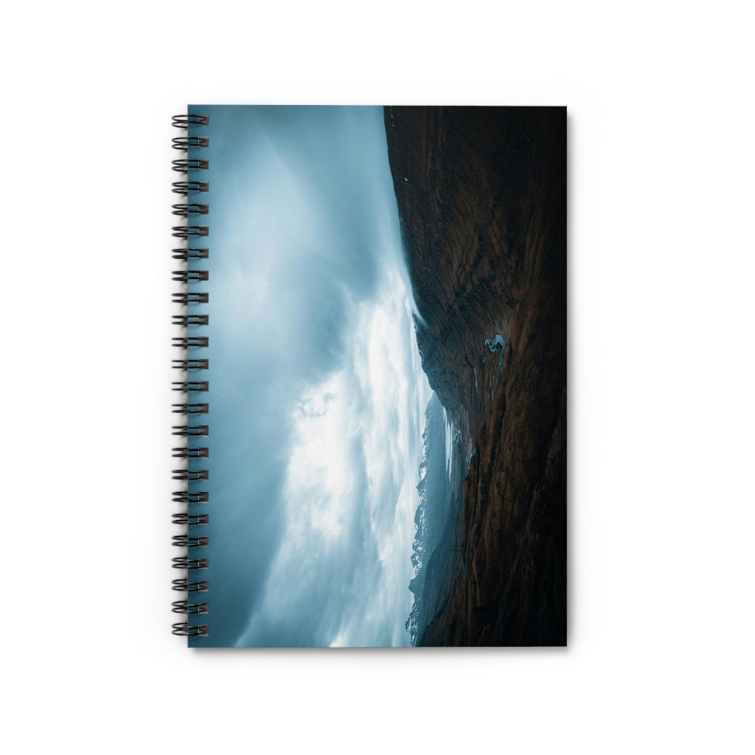 Icelandic Scene - Spiral Ruled Line Notebook - Visiting This World