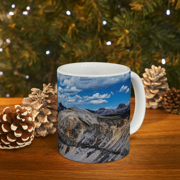 Imogene Pass From the Air - Ceramic Mug 11oz - Visiting This World