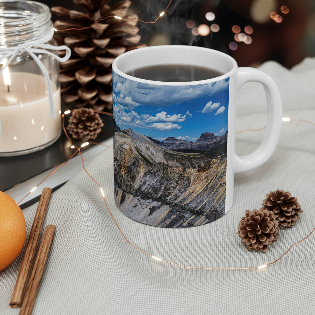 Imogene Pass From the Air - Ceramic Mug 11oz - Visiting This World