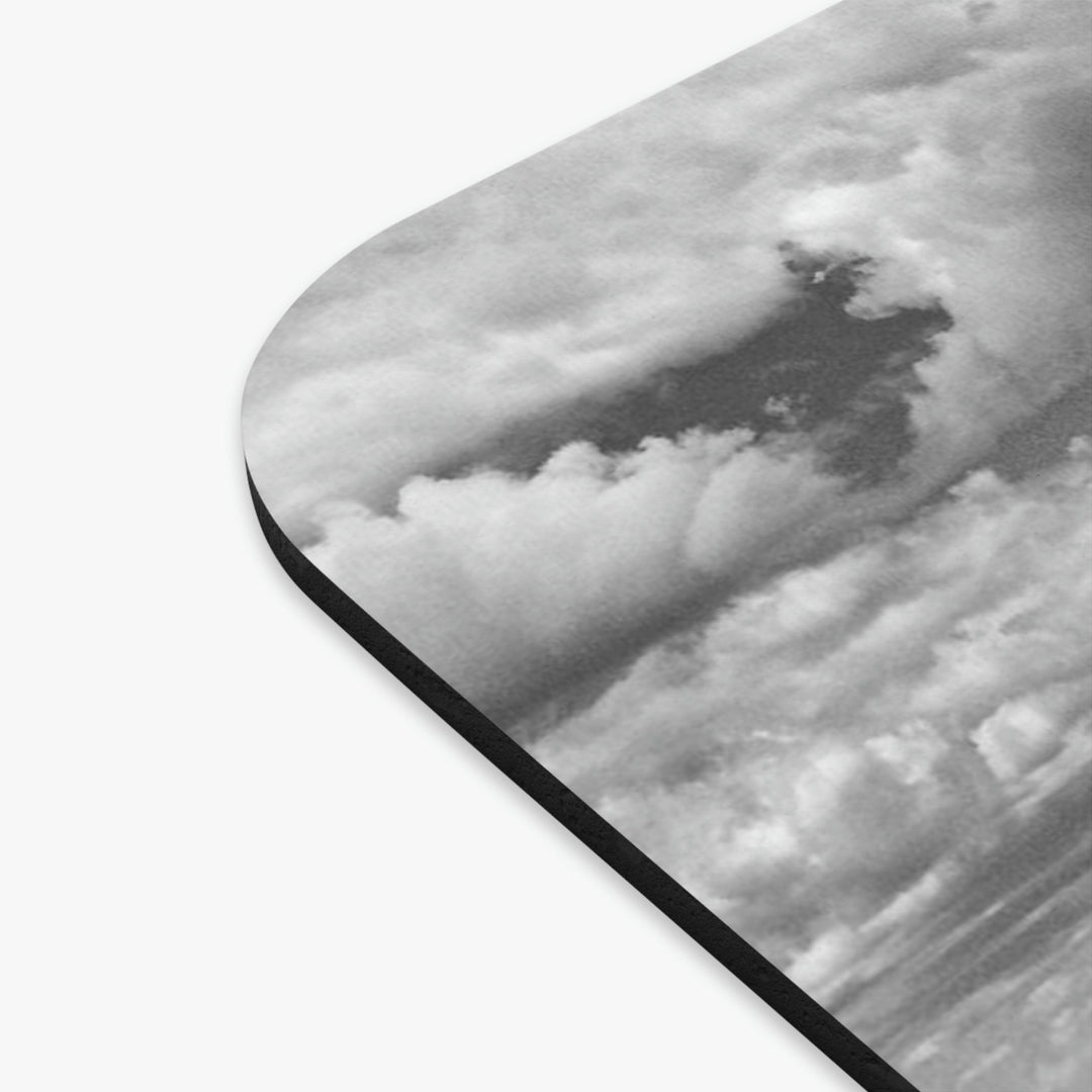 Imogene Pass From the Air in Black and White - Mouse Pad (Rectangle) - Visiting This World