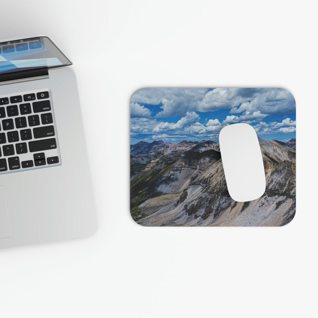 Imogene Pass From the Air - Mouse Pad (Rectangle) - Visiting This World