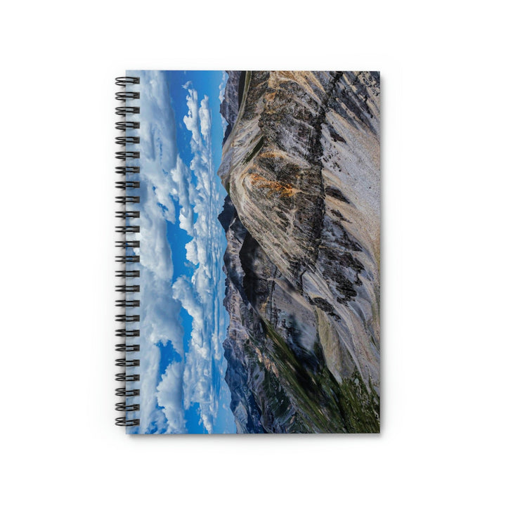 Imogene Pass From the Air - Spiral Ruled Line Notebook - Visiting This World